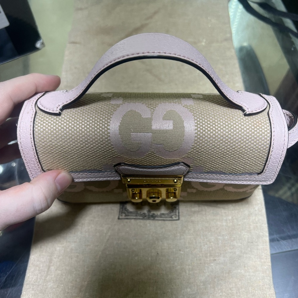 Gucci Padlock Jumbo GG mini bag - Picture 3 of 9